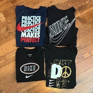 Nike Kids Short Sleeve Tees - Blue, Black, Gold